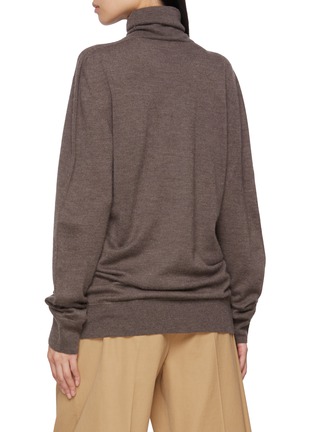 Back View - Click To Enlarge - THE ROW - Lizzy Cashmere Turtleneck Knit Top