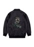 Main View - Click To Enlarge - JAY AHR - Rooster embellished unisex silk satin bomber jacket