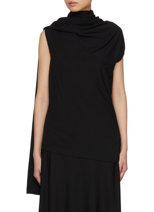 Main View - Click To Enlarge - THE ROW - Isadra Asymmetrical Top