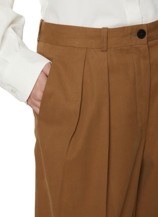  - THE ROW - Igor Double Pleated Cotton Cashmere Pants