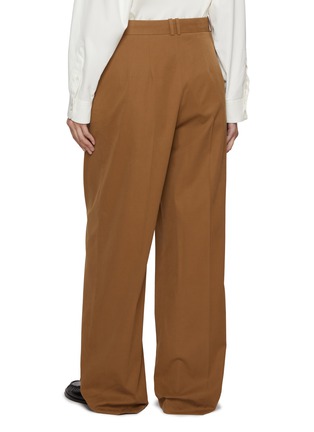Back View - Click To Enlarge - THE ROW - Igor Double Pleated Cotton Cashmere Pants