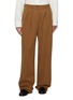 Main View - Click To Enlarge - THE ROW - Igor Double Pleated Cotton Cashmere Pants