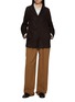 Figure View - Click To Enlarge - THE ROW - Igor Double Pleated Cotton Cashmere Pants