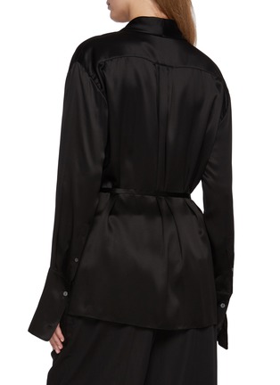 Back View - Click To Enlarge - THE ROW - Elvie Silk Blouse