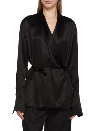 Main View - Click To Enlarge - THE ROW - Elvie Silk Blouse