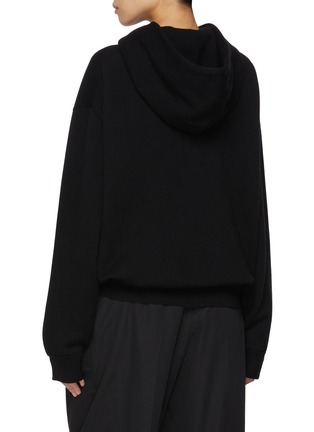 Back View - Click To Enlarge - THE ROW - Levine Hooded Cashmere Sweatshirt