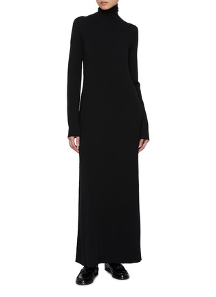 Figure View - Click To Enlarge - THE ROW - Leoline Turtleneck Wool Dress