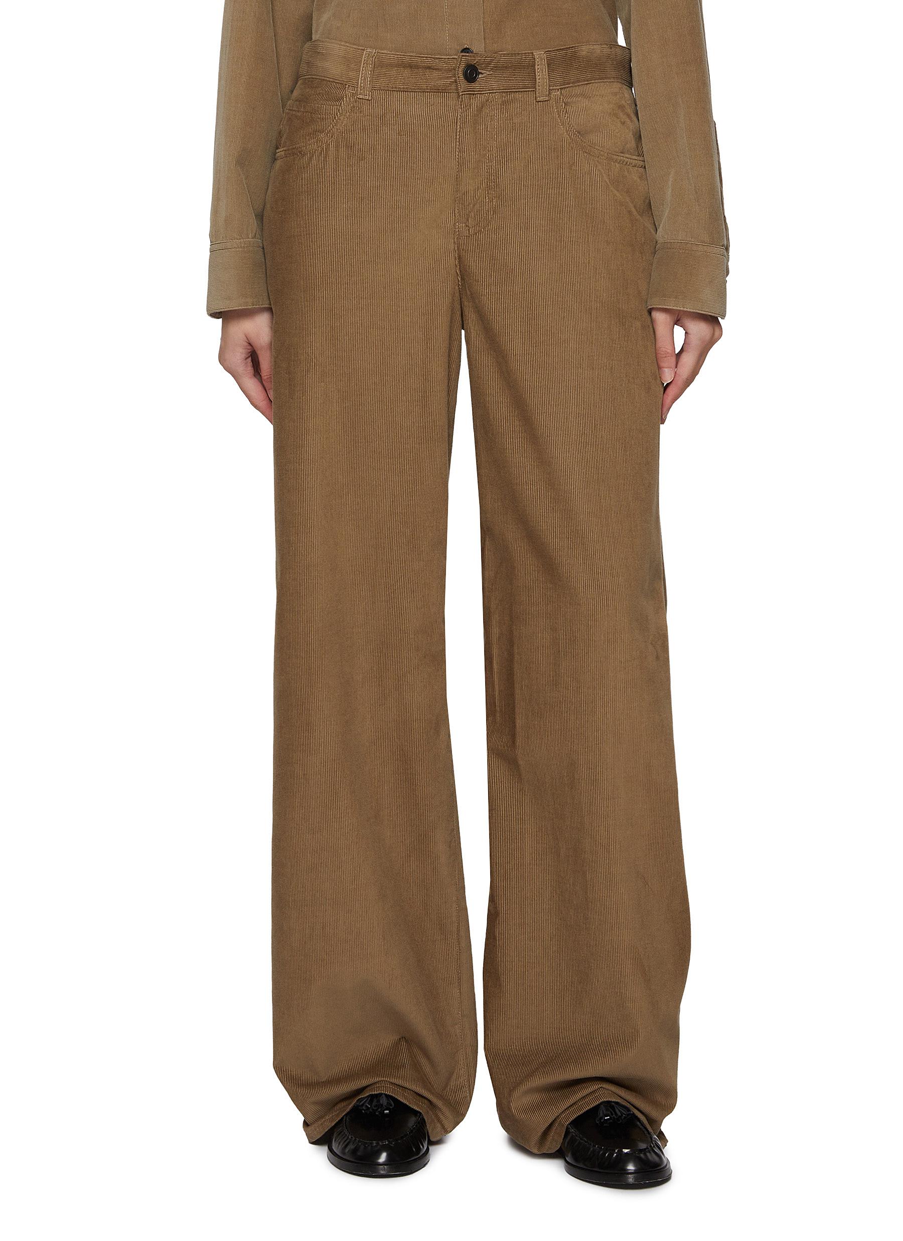 美品the row （ザロウ） Eglitta コットンコーデュロイ パンツ26 美品】THE ROW EGLITTA PANTコーデュロイパンツ26 THE ROW | Eglitta