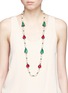 Figure View - Click To Enlarge - KENNETH JAY LANE - Pavé glass pearl stone necklace