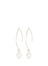 Main View - Click To Enlarge - KENNETH JAY LANE - Glass pearl drop gold plated hook earrings