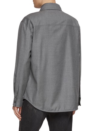 Back View - Click To Enlarge - THE ROW - Dashiell Wool Western Shirt