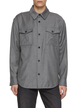 Main View - Click To Enlarge Main View - Click To Enlarge - THE ROW - Dashiell Wool Western Shirt