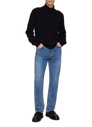 Figure View - Click To Enlarge - THE ROW - Fred Medium Wash Jeans
