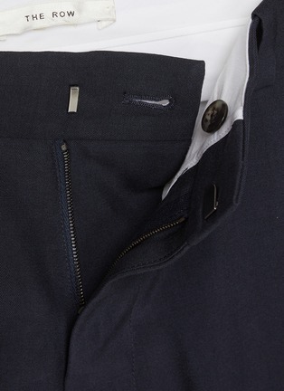  - THE ROW - Mista Diagonal Seam Silk Wool Pants