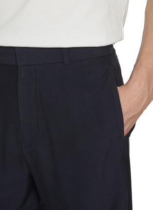  - THE ROW - Mista Diagonal Seam Silk Wool Pants