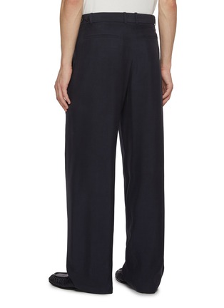 Back View - Click To Enlarge - THE ROW - Mista Diagonal Seam Silk Wool Pants