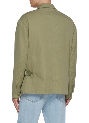 Back View - Click To Enlarge - THE ROW - Justo Cashmere Cotton Gabardine Jacket