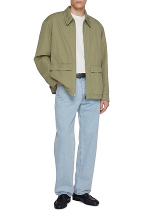Figure View - Click To Enlarge - THE ROW - Justo Cashmere Cotton Gabardine Jacket