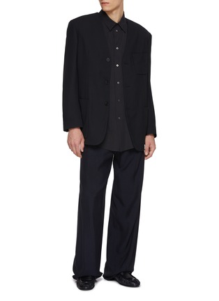 Figure View - Click To Enlarge - THE ROW - Abena Single Breasted Blazer