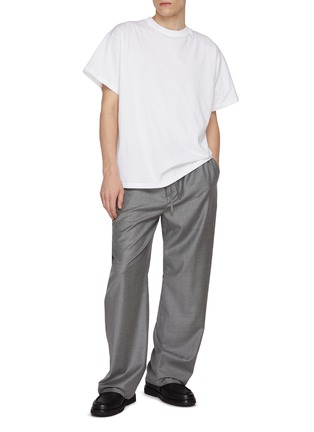 Figure View - Click To Enlarge - THE ROW - Xon Drawstring Wool Pants
