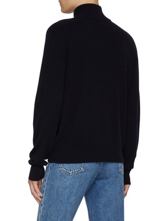 Back View - Click To Enlarge - THE ROW - Tobias Mock Neck Cashmere Jacket