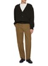 Figure View - Click To Enlarge - THE ROW - Belamy Single Pleat Cotton Cashmere Pants