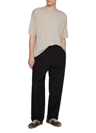 Figure View - Click To Enlarge - THE ROW - Dlomu Wool T-shirt