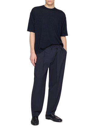 Figure View - Click To Enlarge - THE ROW - Dlomu Wool T-Shirt