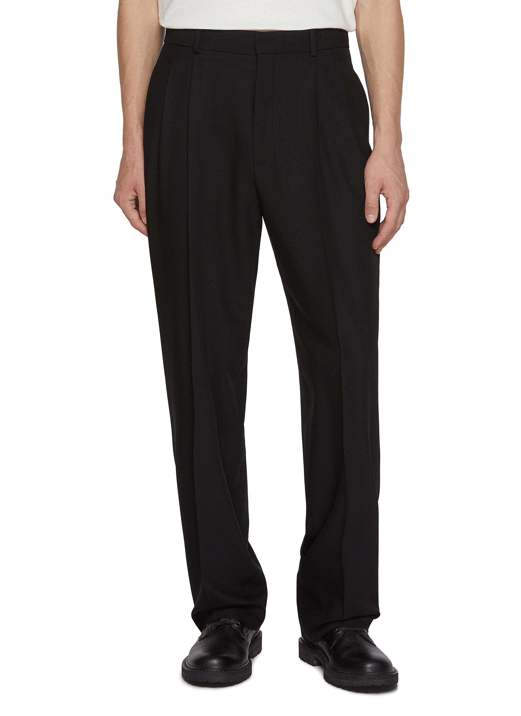 THE ROW | Zev Double Pleat Wool Pants | Men | Lane Crawford