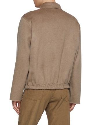 Back View - Click To Enlarge - THE ROW - Dantes Zip Up Cashmere Jacket