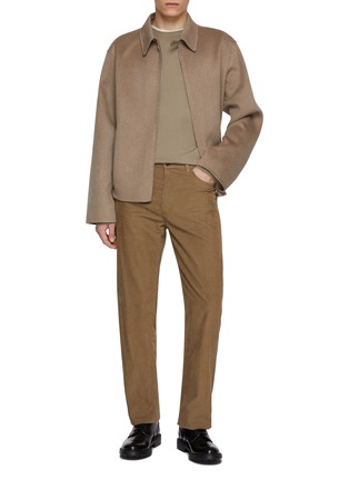 Figure View - Click To Enlarge - THE ROW - Dantes Zip Up Cashmere Jacket