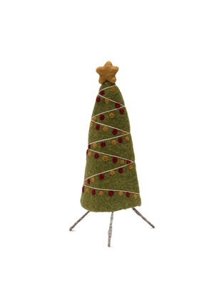Main View - Click To Enlarge - GRY & SIF - Classic Christmas Tree Felted Ornament