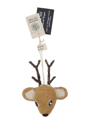 Main View - Click To Enlarge - GRY & SIF - Bambi Felted Ornament — Brown