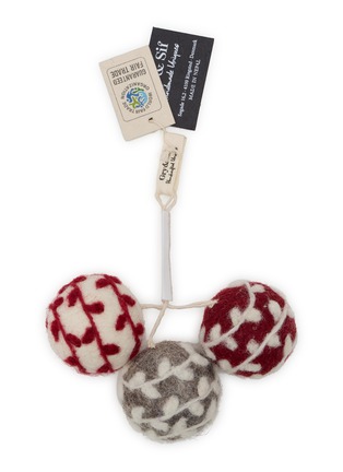 Main View - Click To Enlarge - GRY & SIF - Ball Felted Ornament — Set Of 3