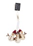 GRY & SIF Snowman With Hat Felted Ornament — Set of 3