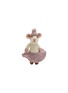 GRY & SIF Mouse With Purple Dress Felted Ornament