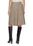Back View - Click To Enlarge - BRUNELLO CUCINELLI - Belted Asymmetric Skirt