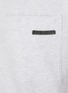  - BRUNELLO CUCINELLI - Monili Embellished Pocket Cotton T-Shirt
