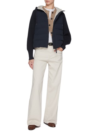Figure View - Click To Enlarge - BRUNELLO CUCINELLI - Monili Embellished Pocket Cotton T-Shirt