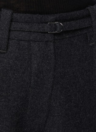  - BRUNELLO CUCINELLI - D Ring Belted Virgin Wool Suiting Pants
