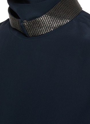  - BRUNELLO CUCINELLI - High Neck Silk Top