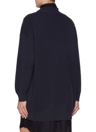 Back View - Click To Enlarge - BRUNELLO CUCINELLI - Cashmere Knit Mini Dress