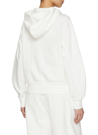 Back View - Click To Enlarge - BRUNELLO CUCINELLI - Logo Patch Hooded Jacket