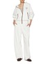 Figure View - Click To Enlarge - BRUNELLO CUCINELLI - Logo Patch Hooded Jacket