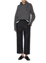 Figure View - Click To Enlarge - BRUNELLO CUCINELLI - Monili Embellished Cashmere Knit Hoodie