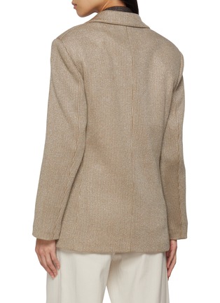 Back View - Click To Enlarge - BRUNELLO CUCINELLI - Knit Single Breasted Blazer