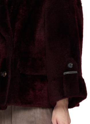  - BRUNELLO CUCINELLI - Reversible Shearling Leather Jacket