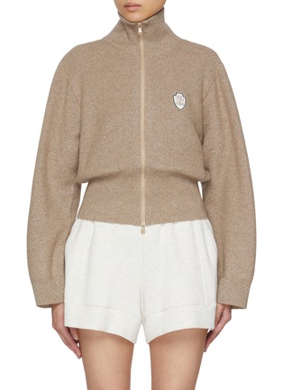Main View - Click To Enlarge - BRUNELLO CUCINELLI - Sparkling Zip Up Jacket