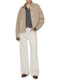 Figure View - Click To Enlarge - BRUNELLO CUCINELLI - High Neck Zip Up Jacket