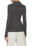Back View - Click To Enlarge - BRUNELLO CUCINELLI - Lurex Accent Knit Polo Top